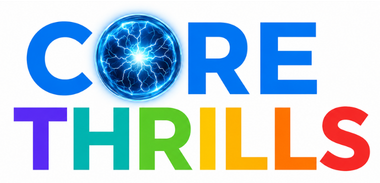 Core Thrills logo featuring colorful educational branding.